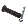RawlPlug Multipurpose Synthetic Rubber Flexi Wall Plug with Metal Screw Fitting R-RNT-M5X40-50