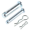 RS PRO 352 Piece Bright Zinc Steel Clevis Pin Kit 0.19 in to 0.38 in Diameter, 0.5 in to 1.5 in Length 279-492