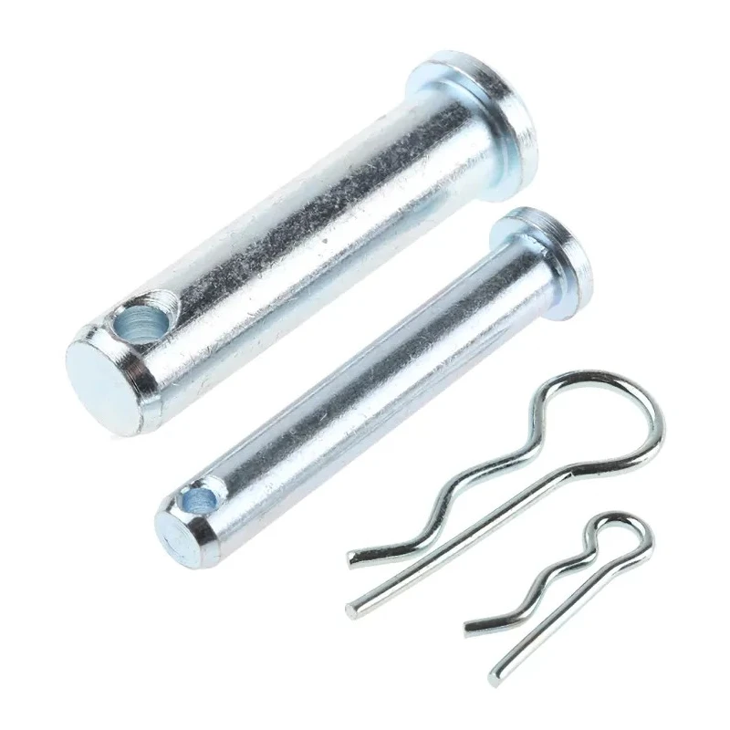 RS PRO 352 Piece Bright Zinc Steel Clevis Pin Kit 0.19 in to 0.38 in Diameter, 0.5 in to 1.5 in Length 279-492