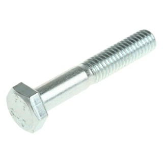 RS PRO Bright Zinc Plated Steel Hex Bolt M6 x 35 mm 304 Grade DIN 931 279-543