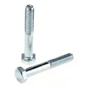 RS PRO Bright Zinc Plated Steel Hex Bolt M6 x 40 mm 304 Grade DIN 931 279-559