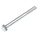 RS PRO Bright Zinc Plated Steel Hex Bolt M6 x 60 mm 304 Grade DIN 931 279-571