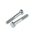 RS PRO Bright Zinc Plated Steel Hex Bolt M8 x 50 mm 8.8 Grade DIN 931 279-616