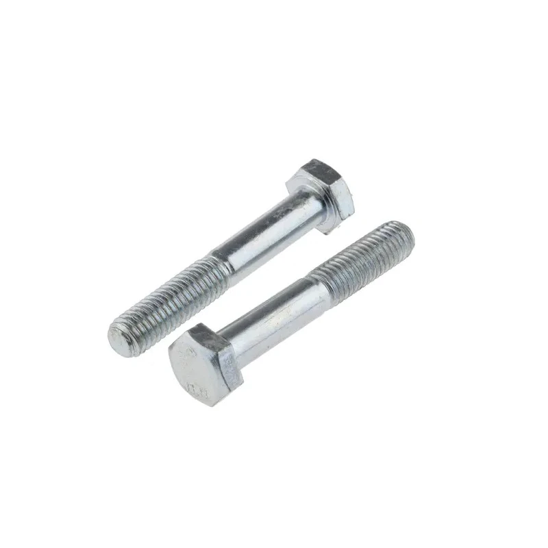 RS PRO Bright Zinc Plated Steel Hex Bolt M8 x 50 mm 8.8 Grade DIN 931 279-616