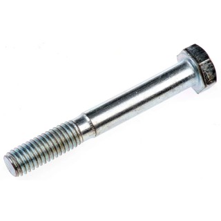 RS PRO Steel Bright Zinc Plated Hex Bolt M8 x 60 mm Grade 8.8 DIN 931 279-622