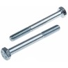 RS PRO Bright Zinc Plated Steel Hex Bolt M8 x 75 mm Grade 8.8 DIN 931 279-644