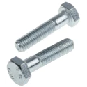 RS PRO High Tensile Bright Zinc Plated Steel Hex Bolt M10 x 45 mm 304 Grade 279-694