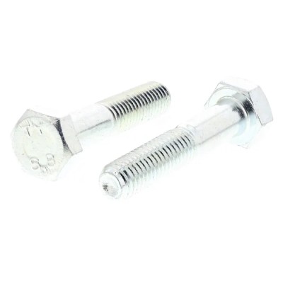 RS PRO Bright Zinc Plated Steel Hex Bolt, M10 Thread, 50 mm Length 279-701
