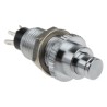 EOZ DJET Series Momentary Push Button Switch, Panel Mount, SPDT, 10.2 mm Cutout, IP65/IP67, Silver Actuator 07.17502.21