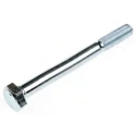 RS PRO Bright Zinc Plated Steel Hex Bolt, M10 x 100 mm, Grade 304 Steel, DIN 931 279-751