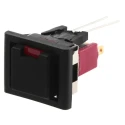 C & K 8020 Series Illuminated Push Button Switch Momentary Panel Mount SPDT 1A 28V dc Red LED 15.2x12.7mm 8121J85ZGE223