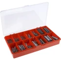 RS PRO Alloy Steel Extension, Compression, Torsion Spring Kit 156 Pcs 5mm Diameter 38mm Min Length 76mm Max Length 280-111