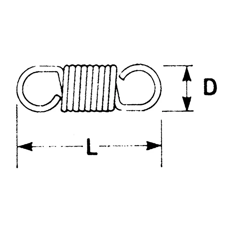 RS PRO Alloy Steel Extension Spring Kit 280-155 United Kingdom