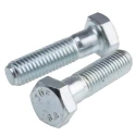 RS PRO Bright Zinc Plated Steel Hex Bolt M12 x 45 mm 304 Grade DIN 931 279-773
