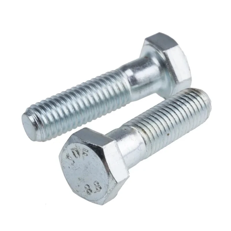 RS PRO Bright Zinc Plated Steel Hex Bolt M12 x 45 mm 304 Grade DIN 931 279-773