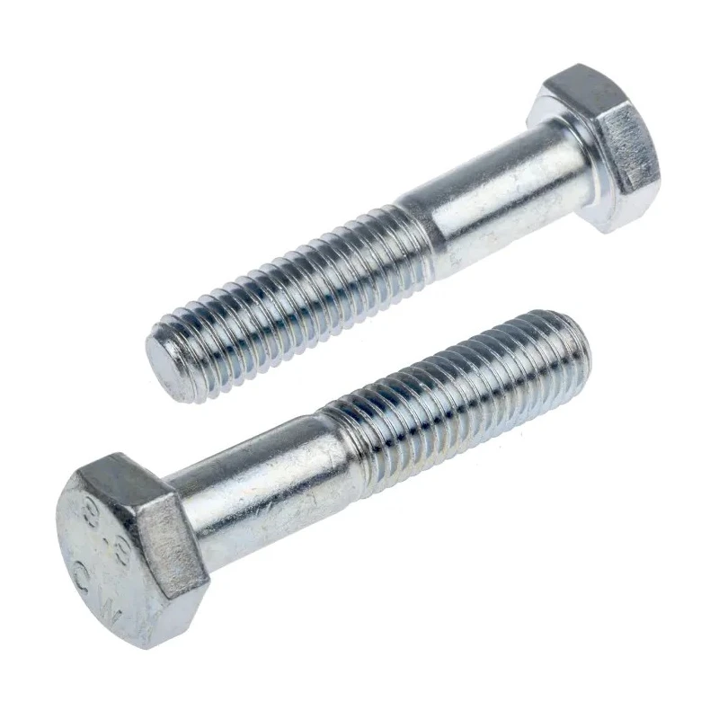 RS PRO Bright Zinc Plated Steel Hex Bolt M12 x 60 mm 304 Grade DIN 931 279-795