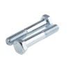 RS PRO Hex Bolt M12 x 70 mm Steel Bright Zinc Plated Grade 304, High Tensile, DIN 931 279-818