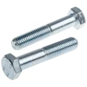 RS PRO Bright Zinc Plated Steel Hex Bolt M12 x 65 mm 304 Grade DIN 931 279-802