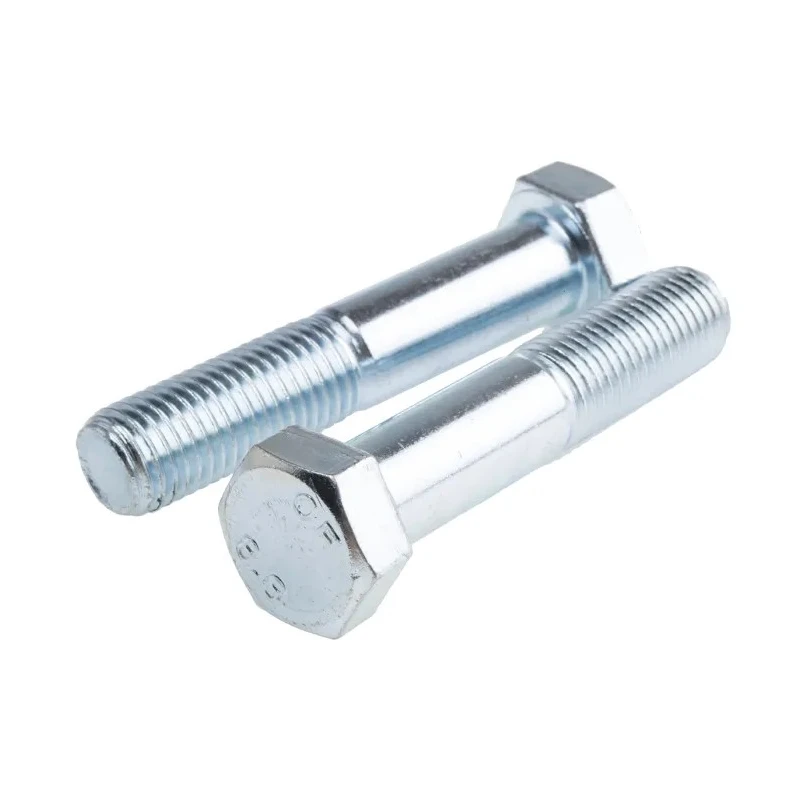 RS PRO Bright Zinc Plated Steel Hex Bolt M16 x 80 mm 304 Grade DIN 931 279-925
