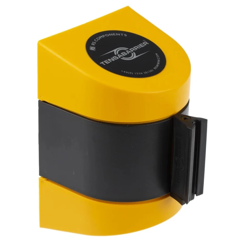 Tensator 4.6 m Safety Barrier Plastic Black Yellow 897-35-D4