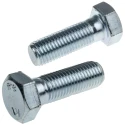 RS PRO Bright Zinc Plated Steel Hex Bolt M20 x 65 mm 304 Grade DIN 931 279-975