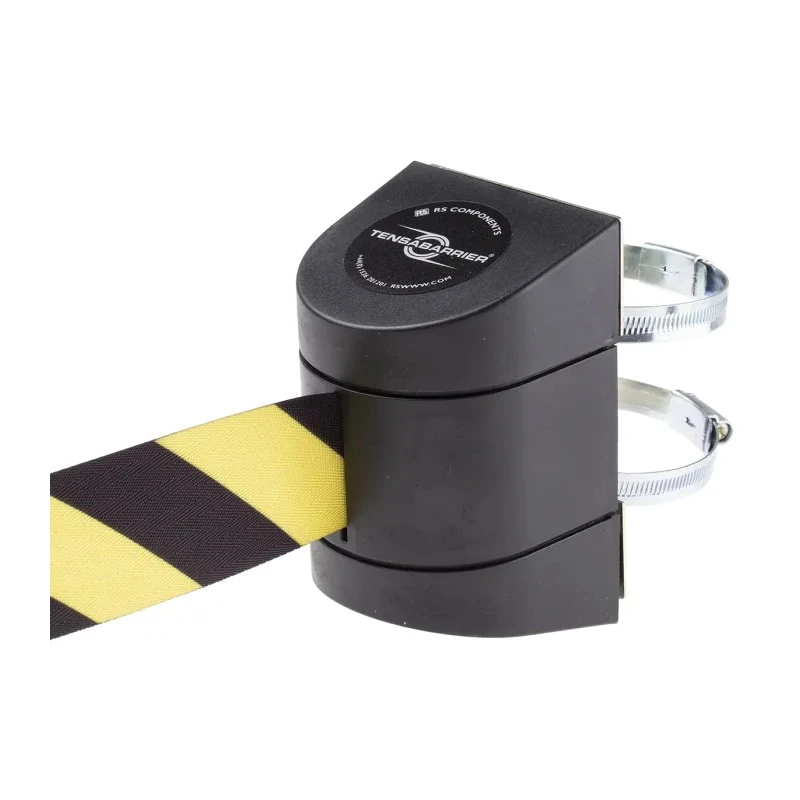 Tensator 4.6 m Plastic Safety Barrier Black 897C-33-D4-WCTE