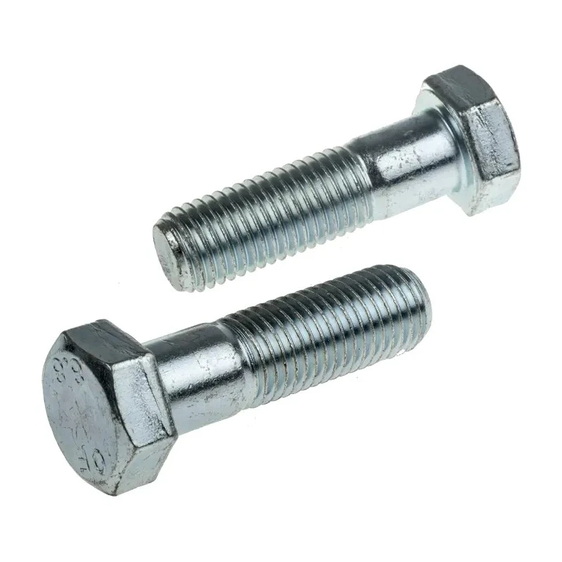 RS PRO Bright Zinc Plated Steel Hex Bolt M20 x 70 mm 304 Grade High Tensile 279-981