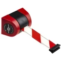 Tensator 4.6 m Plastic Safety Barrier with Red and White Retractable Tape 897-21-NV-D3