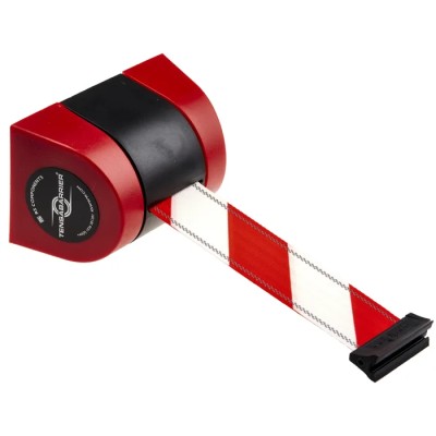 Tensator 4.6 m Plastic Safety Barrier with Red and White Retractable Tape 897-21-NV-D3