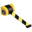 Tensator 4.6 m Plastic Safety Barrier Black Yellow 897-35-NV-D4
