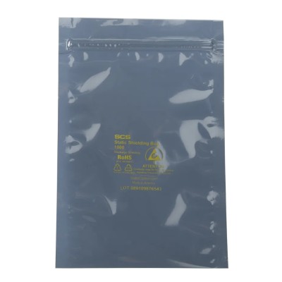 SCS Anti-Static Bag 127mm Width x 203mm Length Static Shielding Dissipative Clear Bag 30058