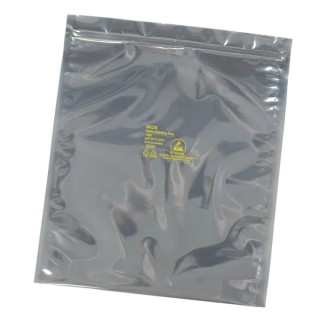 SCS Anti-Static Bag Clear Dissipative Static Shielding 152mm Width x 254mm Length 0.071mm Thickness 300610