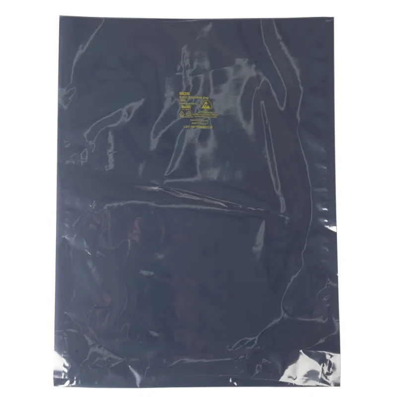 SCS Anti-Static Bag 356mm(W) x 508mm(L) Static Shielding, Dissipative, Clear, 0.07mm Thickness 1001420