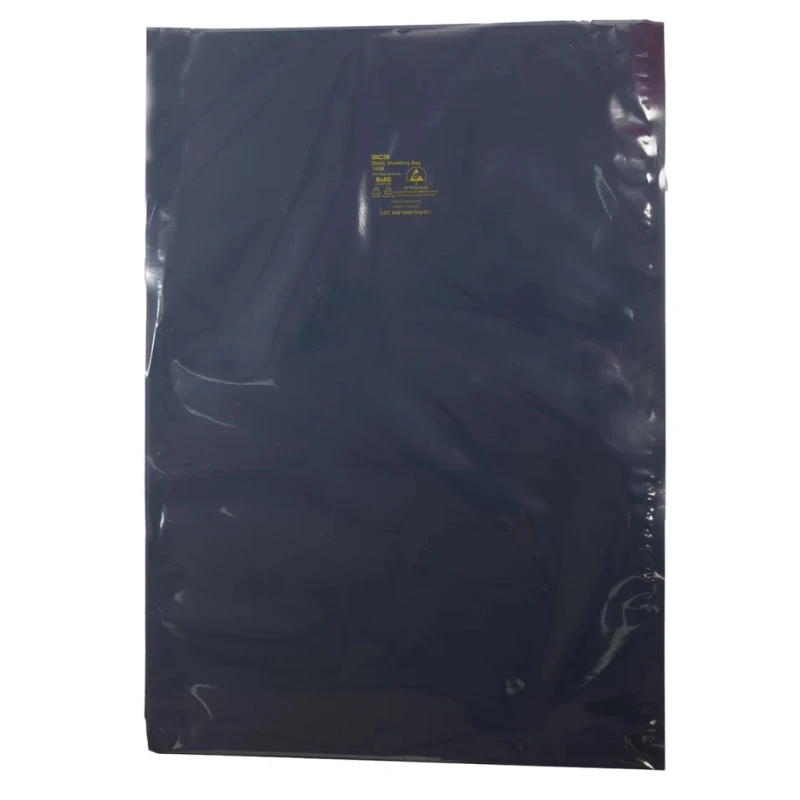 SCS Anti-Static Bag 406mm Width x 610mm Length Clear Dissipative Static Shielding 0.07mm Thickness 1001624