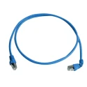 Telegartner Cat6a Shielded Screened Ethernet Cable Low Smoke Zero Halogen Blue, 1 m 