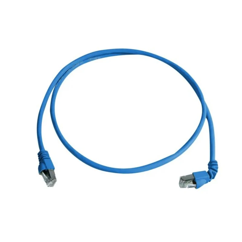 Telegartner Cat6a Shielded Screened Ethernet Cable Low Smoke Zero Halogen Blue, 1 m 