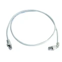 Telegartner Cat6a Shielded Screened Ethernet Cable 1 m, White Low Smoke Zero Halogen 