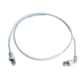 Telegartner Cat6a Shielded Screened Ethernet Cable 1 m, White Low Smoke Zero Halogen 