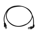 Telegartner Shielded Cat6a Ethernet Cable 2 m Black Low Smoke Zero Halogen 