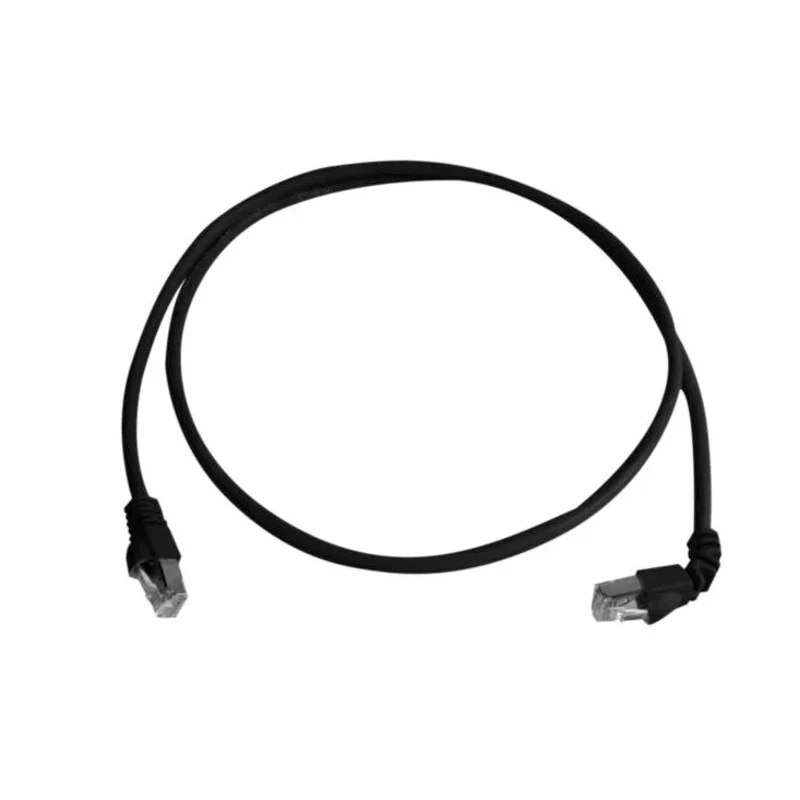 Telegartner Shielded Cat6a Ethernet Cable 2 m Black Low Smoke Zero Halogen 
