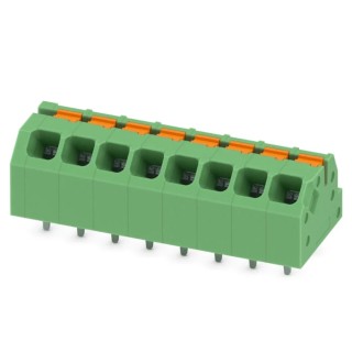 Phoenix Contact PCB Terminal Block SPTAF 1/ 8-3.5-IL Series Straight Wave Soldering Mount, 8 Contacts, 3.5 mm Pitch 1861991