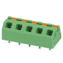 Phoenix Contact Angled Wave Soldering Mount PCB Terminal Block, 5 Contacts, 5 mm Pitch, 16A, 320V, Polyamide 1862301
