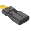 Molex Squba Female Crimp Connector Housing 1.8 mm Pitch 8 Way 1 Row Straight 204223-0008