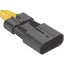 Molex Squba Female Crimp Connector Housing 1.8 mm Pitch 8 Way 1 Row Straight 204223-0008