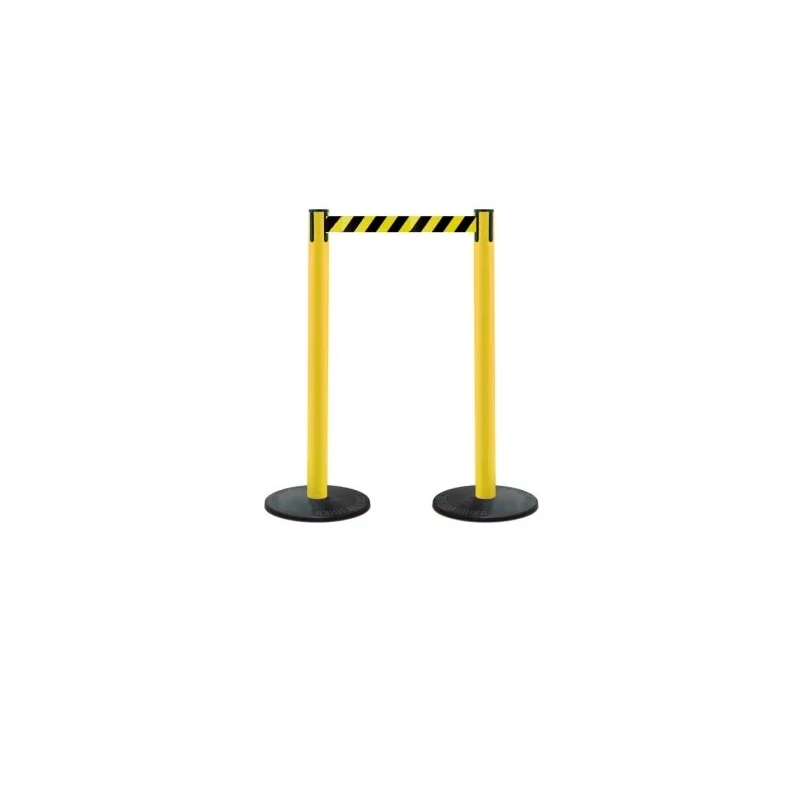 Tensator 2.3 m Retractable Safety Barrier Plastic Black Yellow 875T-21-RB
