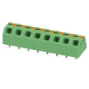 Phoenix Contact PCB Terminal Block, 8 Contact, 5 mm Pitch, 16 A Current, 320 V Voltage, Angled Wave Soldering Mount 1862330