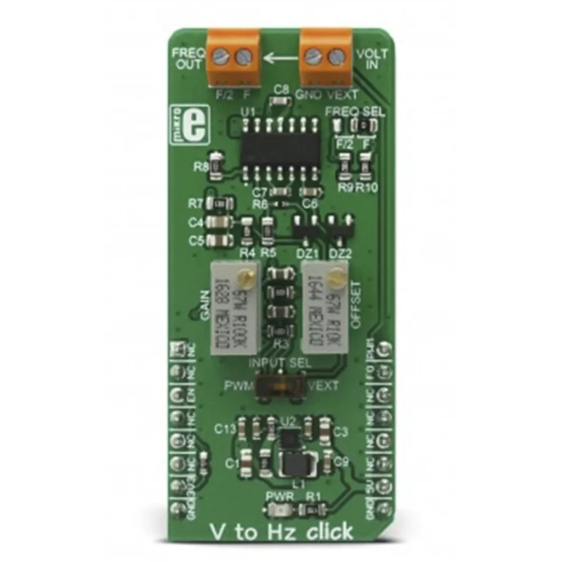 MikroElektronika V to Hz Click Development Board USB UART Interface TC9400 Converter MIKROE-2889