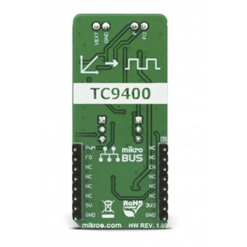 MikroElektronika V to Hz Click Development Board USB UART Interface TC9400 Converter MIKROE-2889