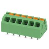 Phoenix Contact SPTAF 1/ 6-3.5-IL Series Straight Wave Soldering Mount PCB Terminal Block, 6 Contacts, 3.5 mm Pitch 1861975