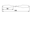 Teishin Electric Crocodile Clip Lead with 760 mm Lead Length TLA-83